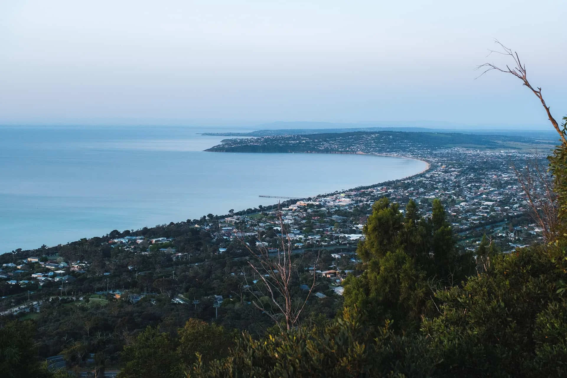 View from Arthurs Seat on the Mornington Peninsula