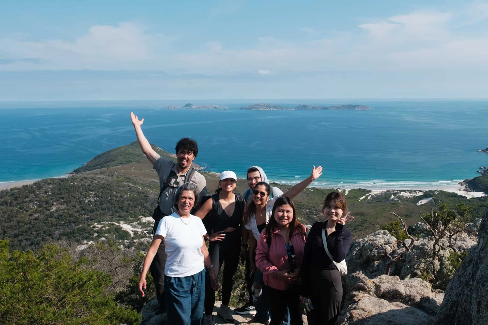 Coastal views from the summit of Mount Oberon