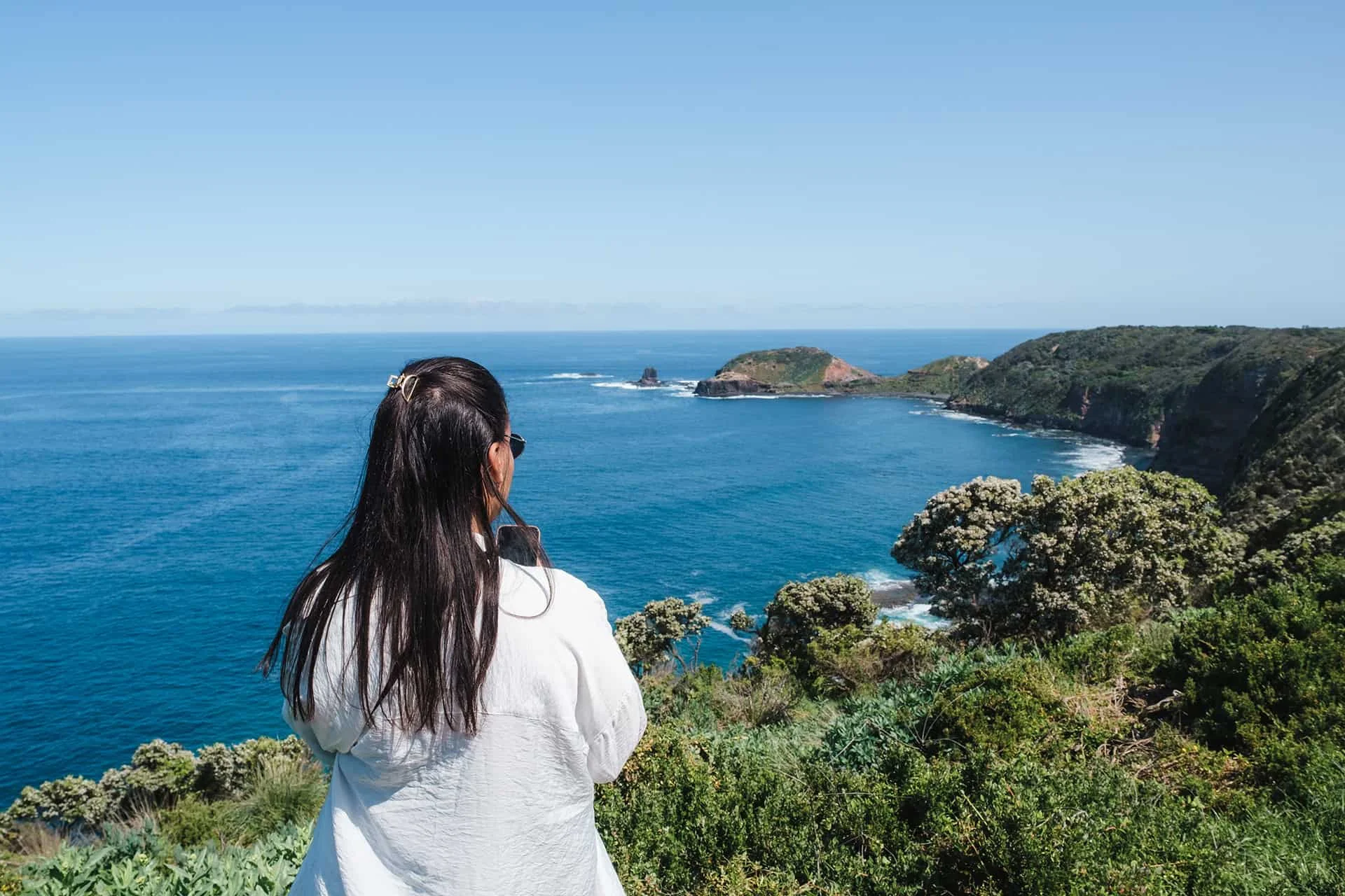 Cape Schanck lighthouse and coastal boardwalk
