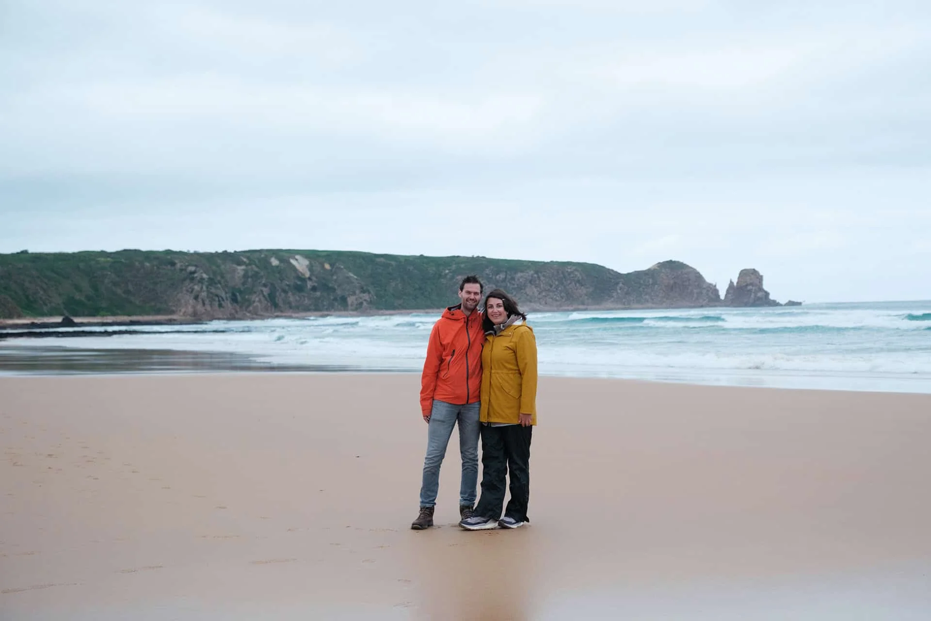 Cape Woolamai beach and coastline on Phillip Island